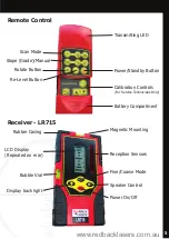 Preview for 5 page of RedBack Laser EGL624 Instruction Manual