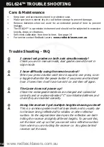 Preview for 14 page of RedBack Laser EGL624 Instruction Manual