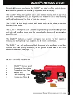 Preview for 3 page of RedBack Laser ol28x Instruction Manual