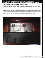 Preview for 9 page of RedBack Laser ol28x Instruction Manual