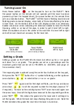 Preview for 7 page of RedBack Laser PL650 Instruction Manual