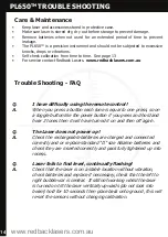 Preview for 14 page of RedBack Laser PL650 Instruction Manual