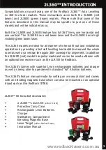 Preview for 3 page of RedBack Lasers 2L360 Instruction Manual