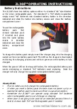 Preview for 7 page of RedBack Lasers 2L360 Instruction Manual