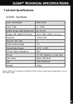 Preview for 13 page of RedBack Lasers 2L360 Instruction Manual