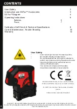 Preview for 2 page of RedBack Lasers D27 Series Instruction Manual