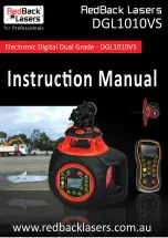 Preview for 1 page of RedBack Lasers DGL1010VS Instruction Manual