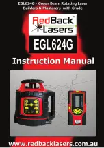 Preview for 1 page of RedBack Lasers EGL624G Instruction Manual