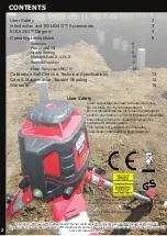 Preview for 2 page of RedBack Lasers EGL624G Instruction Manual