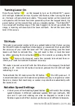 Preview for 7 page of RedBack Lasers EGL624G Instruction Manual