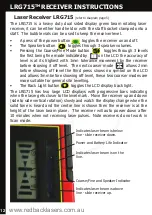 Preview for 12 page of RedBack Lasers EGL624G Instruction Manual