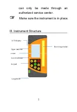 Preview for 3 page of RedBack Lasers LLRMM30 Manual