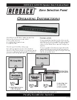 Redback A 2080 Operating Instructions preview