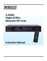 Redback A 2698A Instruction Manual preview