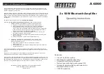 Redback A 4860 Operating Instructions preview