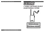 Redback C 8856A Operating Instructions preview