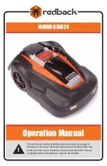 Предварительный просмотр 1 страницы Redback MOWRO RM24 Operation Manual