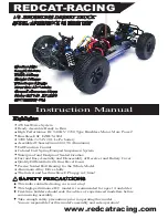 Предварительный просмотр 1 страницы Redcat Racing AFTERSHOCK 8E THREE DIFF Instruction Manual