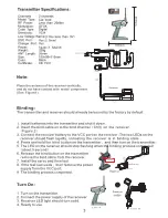 Предварительный просмотр 3 страницы Redcat Racing AFTERSHOCK 8E THREE DIFF Instruction Manual