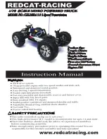 Redcat Racing CALDERA 3.0 Instruction Manual preview