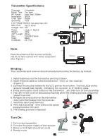 Предварительный просмотр 3 страницы Redcat Racing CALDERA 3.0 Instruction Manual