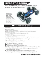 Предварительный просмотр 1 страницы Redcat Racing CALEDRASC 10E Instruction Manual