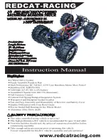 Redcat Racing EARTHQUAKE 8E Instruction Manual предпросмотр