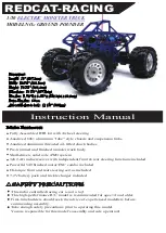 Redcat Racing GROUND POUNDER Instruction Manual preview