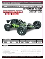 Предварительный просмотр 1 страницы Redcat Racing Tsunami Pro Instruction Manual