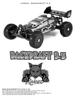 REDCAT Backdraft 3.5 Manual предпросмотр