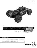 Preview for 1 page of REDCAT Blackout XBE Manual