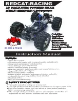 Предварительный просмотр 1 страницы REDCAT earthquake 3.5 Instruction Manual