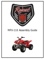 REDCAT MPX-110 Assembly Manual preview