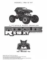 REDCAT RockSlide S10 XT Owner'S Manual preview