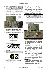 Preview for 14 page of ReddyHeater BWH10NLMC-2 Owner'S Operation And Installation Manual