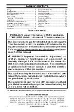 Preview for 2 page of ReddyHeater IWH16NLTD Owner'S Operation And Installation Manual