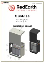 RedEarth SunRise Single Phase Installation Manual предпросмотр