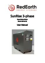 RedEarth SunRise SRS-3 NS Series User Manual предпросмотр