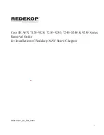 REDEKOP Case IH AFX 7230 Series Manual For Installation preview