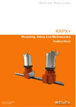 REDEX KRPX+ Setup And Maintenance Instructions preview