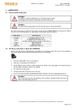 Preview for 6 page of REDEX KRPX+ Setup And Maintenance Instructions