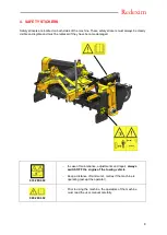 Preview for 8 page of Redexim POWER BOX RAKE 150 User Manual And Parts Book