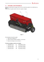 Предварительный просмотр 19 страницы Redexim Speedseed 1100 User Manual And Parts Book