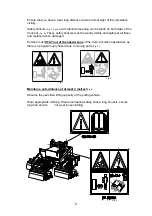 Предварительный просмотр 5 страницы Redexim VERTI-CUT 2000 User Manual And Parts Book