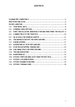 Preview for 7 page of Redexim Verti-Groom 2000 User Manual And Parts Book