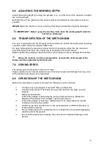 Preview for 11 page of Redexim Verti-Groom 2000 User Manual And Parts Book