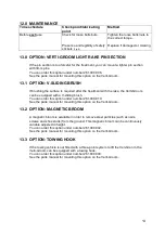 Preview for 14 page of Redexim Verti-Groom 2000 User Manual And Parts Book