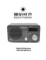 REDIFFUSION DAB518 Operating Manual preview