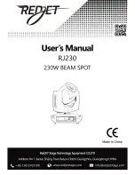 RedJET RJ230 User Manual preview