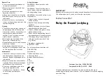 Redkite Baby Go Round Ladybug Instruction Leaflet preview